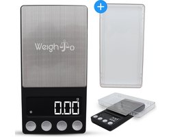 Precisie weegschaal 0 01 gram Keukenweegschaal Digitaal Milligram - Mini Weegschaal - Micro - Digitale - Precisieweegschaal 0,01 - Pocket Weegschaal – Sieraden weegschaal — cadeau in Kookcadeaus