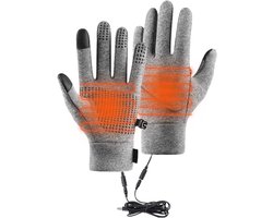 Verwarmde Elektrische Handschoenen Voor Mannen En Vrouwen - Winter Volledig Vinger Handwarmer Accessoire - Skiën Fietsen Golf Klimmen Outdoor Gereedschap - Buiten Activiteiten Warmte Bescherming - Comfortabele En Duurzame Winterhandschoenen-L — cadeau in Sport & Outdoor