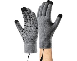 Verwarmde Winterhandschoenen Met Touchscreen Functie, Winddichte Gebreide Handschoenen Voor Skiën Autorijden En Wandelen, Ideaal Voor Hardlopen Buitenactiviteiten En Sport In Koud Weer, Comfortabele En Isolerende Wanten — cadeau in Sport & Outdoor