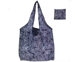 Opvouwbare Polyester Boodschappentas shopper 40x60 cm – Duurzame Herbruikbare Tas Lichtgewicht Met Print in Etui dessin batik style — cadeau in Cadeau-ideeën