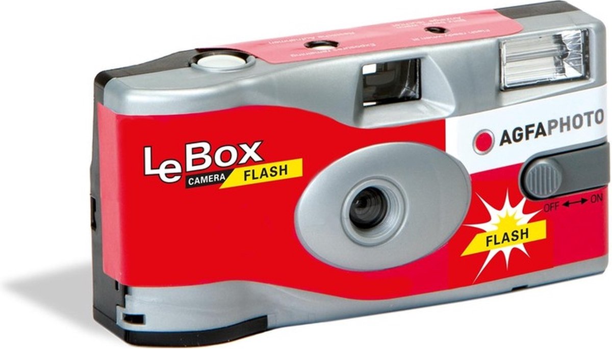 LeBox wegwerpcamera met flits voor 27 foto's