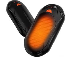 Handwarmers - elektrische zakwarmer - oplaadbaar: set van 2 - 6000 mAh - elektrische handwarmer - oplaadbaar - draagbare USB - verwarming - cadeau voor vrouwen en mannen — cadeau in Gadgets