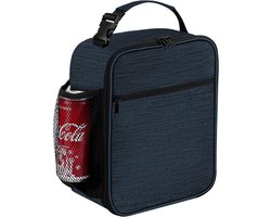 Heren Lunchtas – Herbruikbare Thermo Maaltijdtas – Compact & Geïsoleerd – Voor Werk of School – Unisex - Marineblauw — cadeau in Cadeau-ideeën