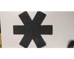 Benson Vilten panbeschermers - set van 2 - 38 cm - voorkomt krassen en beschadigingen — cadeau in Cadeau-ideeën