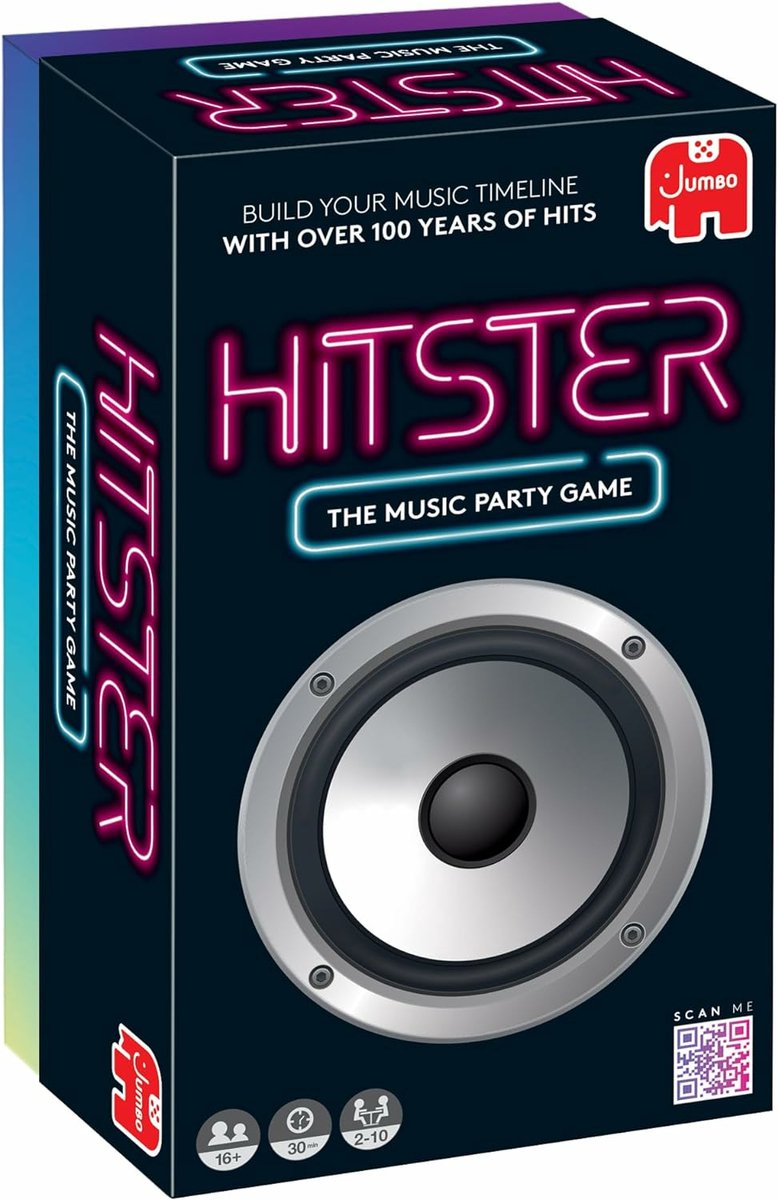 Jumbo - Hitster Original - Engelstalig Partyspel - Actiespel
