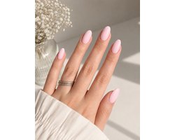 Soft Gel Press-on Nails - Baby Pink - Inclusief Nagelstickers - Kunstnagels - licht roze - 24 stuks — cadeau in Mode & Accessoires