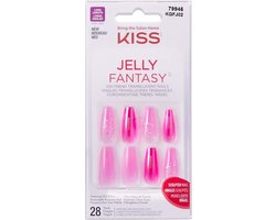 Kiss Gellak Jelly Fantasy Nails - Kunstnagels - 28 stuks - Nepnagels - Jelly Baby — cadeau in Mode & Accessoires