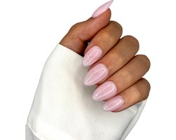 SD Press on Nails - No. 53 Baby Cakes - Plaknagels met nagellijm - Nude Pink - Set 20 Nagels - Handmade - Medium Almond - Kunstnagels - Nail Art - Nepnagels - Nageltips - Nails at home - Nail Art - Cosplay - Accessoires - Nagelset — cadeau in Mode & Accessoires
