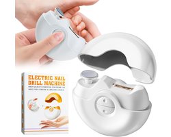 nagelvijl electrisch-nagelvijl electrisch baby-nagel vijl electrisch-2-in-1 trimmer voor nagelverzorging-Automatisch opladen via USB — cadeau in Cadeau-ideeën