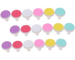 Babynagelvijl Pads - Nagelvijl Opzetstukken - Baby Nagels Verzorgen - Huidvriendelijk Ontwerp - 54 Stuks - Gekleurd — cadeau in Cadeau-ideeën