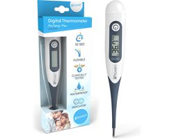 iProven DTR-1221A - Digitale thermometer met flexibele tip - Lichaamsthermometer voor Rectaal of Oraal gebruik - Baby Thermometer — cadeau in Cadeau-ideeën