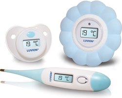 LUVION® 3 in 1 Baby Thermometer Set - Koortsthermometer - Bad / Water Thermometer - Speen Thermometer — cadeau in Verzorging