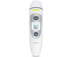 Bintoi X200 - Thermometer - Oorthermometer & Voorhoofd Thermometer - Digitale Koortsthermometer voor Baby & Volwassene - Snel & Nauwkeurig - Incl. Batterijen & Tasje — cadeau in Cadeau-ideeën