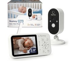 Numsy One Babyfoon met Camera - Baby Monitor - Babyphone - Baby Camera — cadeau in Cadeau-ideeën