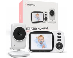 Mammie Babyfoon met Camera - Baby Monitor - Babyphone - Baby Camera - Uitbreidbaar tot 4 camera's — cadeau in Cadeau-ideeën