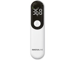 InnovaLive® Koortsthermometer Voorhoofd – Contactloos Infrarood – voor Baby's, Kinderen & Volwassenen – Digitaal – USB-C Oplaadbaar — cadeau in Cadeau-ideeën