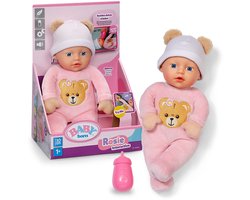 BABY born Interactieve Rosie (30 cm) - zachte babypop, 6 geluidseffecten, fles en speen - vanaf 1 jaar — cadeau in Spellen & Speelgoed