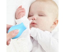 CHPN - Neuszuiger - Neus uitzuiger - Neus uitzuigen - Blauw - Neusreiniger voor Baby's en Kinderen - Universeel - Siliconen — cadeau in Cadeau-ideeën