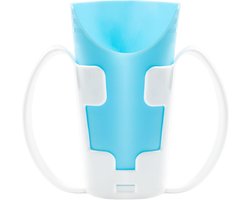 Spill Resistant Cups - Nosey Cups Drinking - Zonder Hoofd Tilken - Cutout Voor Neus - 8 Ounces - Blauw — cadeau in Cadeau-ideeën