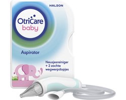 OtriCare Baby Aspirator - Neusjesreiniger - Verstopte Neus - Zachte Manier Verwijderen Neusslijm - Eenvoudig en Hygiënisch Gebruik - Help je baby beter ademen, eten en slapen - 1 stuk — cadeau in Cadeau-ideeën