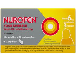 Nurofen Zetpil voor Kinderen 60 mg - 10 stuks — cadeau in Cadeau-ideeën