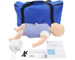 Baby Reanimatiepop - Trainingsmodel Noodhulp - Levensreddend Oefenen - Realistische Anatomie - 60 cm - Multi — cadeau in Cadeau-ideeën
