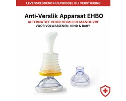 Anti-Verslik Apparaat EHBO – Alternatief voor Heimlich Manoeuvre – Levensreddend Noodhulpmiddel voor Baby, Kind & Volwassene – Inclusief 2 Maskers — cadeau in Cadeau-ideeën