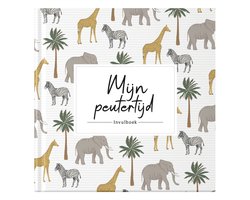 Fyllbooks - Opgroeiboek Mijn Peutertijd - Herinneringsboek - Invulboek - Kinderen 1 tot 4 jaar - Jungle — cadeau in Boeken