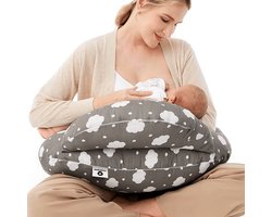 Vulpes Goods® BabyCare - Voedingskussen - Zwangerschapskussen incl. afneembare hoes - 3in1 - Uniek Design — cadeau in Cadeau-ideeën
