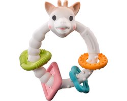 Sophie de giraf Colo'rings - Bijtring - Babyspeelgoed - Kraamcadeau - Babyshower cadeau - 100% natuurlijk rubber - In gerecyled geschenkdoosje met organic katoenen strikje - Vanaf 0 maanden — cadeau in Spellen & Speelgoed