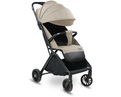 LUVION® Oslo Buggy - Plooibuggy lichtgewicht inklapbaar - Beige - Inclusief Travel Bag — cadeau in Cadeau-ideeën