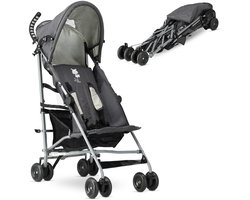 Asalvo Buggy - Paraplu Buggy - Compact Inklapbaar - Grijs/Créme — cadeau in Cadeau-ideeën