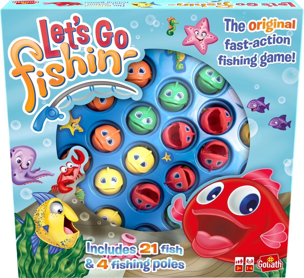 Let's Go Fishing Original (ML) - Actiespel - Hengelspel - Visspel - Vissen vangen