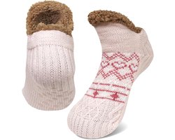 Warme Huissokken Dames met Antislip & Zachte Voering - Comfortabele Winter Sokken voor Binnen — cadeau in Mode & Accessoires