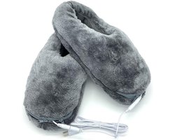 USB Verwarmde Elektrische Slofjes-Voetverwarmer - Winter Warmte Slofjes / Verwarmde Schoenen / Voetheater - Ideaal voor Thuis, Werken, Winter & Warmtecomfort — cadeau in Gadgets