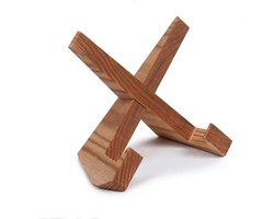 Boeken Houder - Multifunctionele Boekenstandaard - Kookboekhouder - Kookboek Standaard - Compact en Duurzaam - Universeel - Hout - bruin - 8.5*7*4.5inch — cadeau in Kookcadeaus