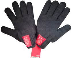 Ajax Winter Set (Handschoenen & Sjaal) Maat S/M - Zwart - Wol — cadeau in Mode & Accessoires