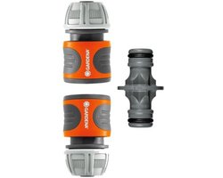 GARDENA Kunststof Slangkoppeling 13 mm (1/2) Ø - Steekkoppeling Set - 18283-20 — cadeau in Tuin & Klussen