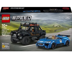 LEGO Speed Champions Jaguar Project 7 en Land Rover Defender Auto Bouwpakket voor Kinderen 77264 — cadeau in Spellen & Speelgoed