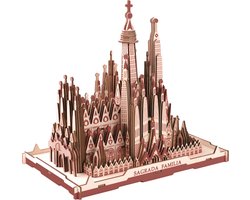 Bouwpakket Sagrada Familia- hout — cadeau in Hobby