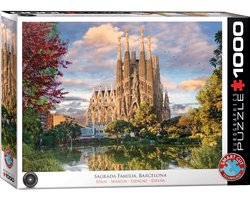 Eurographics - Sagrada Família, Barcelona, Spanje - 1000 stukjes - 68×48cm - HDR Fotografie Legpuzzel — cadeau in Spellen & Speelgoed