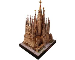 3D Papieren Puzzelmodel Sagrada Familia Kathedraal - Uitdagende DIY Bouwpakket — cadeau in Spellen & Speelgoed