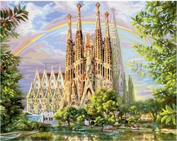 Schipper - Schilderen op nummer - Sagrada Familia - Hobbypakket — cadeau in Hobby