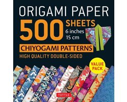 Origami Paper 500 sheets Chiyogami Designs 6 15cm Tuttle Origami Paper Origami Sheets Printed with 12 Different Designs Instructions for 8 Sheets Printed with 12 Different Designs — cadeau in Hobby