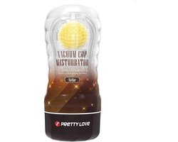 Pretty Love - Stellar Vacuüm - Masturbator Cup - Met Rollende Bal Voor Extra Sensaties - Geel — cadeau in Cadeau-ideeën