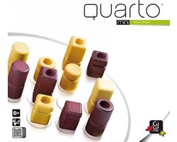 Gigamic- Quarto Mini - Tactisch Twee-spelers bordspel - 4 op een rij! - NL - EN - DU - FR - SP - IT — cadeau in Spellen & Speelgoed
