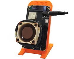 Bitaxe 601 Gamma 100% Noiseless - Stille Variant - Inclusief Stand & EU Stekker - 1.2 TH/s - Bitcoin Mini Miner Kit - Versie 2025 - Oranje — cadeau in Cadeau-ideeën