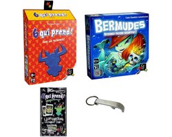 Set with 2 Gigamic games: 6 Who supports + expansion Vachement Gut + Bermudes + 1 Joo Blumie. - ShopVlot — cadeau in Spellen & Speelgoed