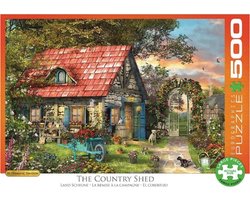 Eurographics - Het Landschuurtje [The Country Shed] - Dominic Davison - 500 XL stukjes 68×48cm (b×h) - Familie Legpuzzel — cadeau in Spellen & Speelgoed