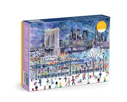 Michael Storrings Snowfall Over New York City 1000 Piece Puzzle — cadeau in Spellen & Speelgoed